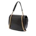 Miniatyrbillede 2 af 10: Pre-owned Chanel CC Chevron Calfskin Round Flap Satchel Black
