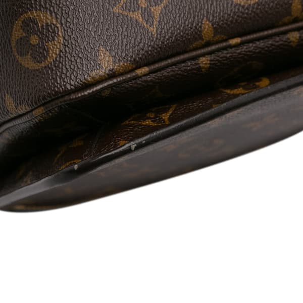 Pre-owned Louis Vuitton Monogram Pochette Metis Brown