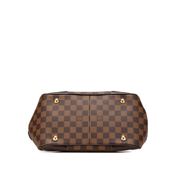 Pre-owned Louis Vuitton Damier Ebene Verona PM Brown