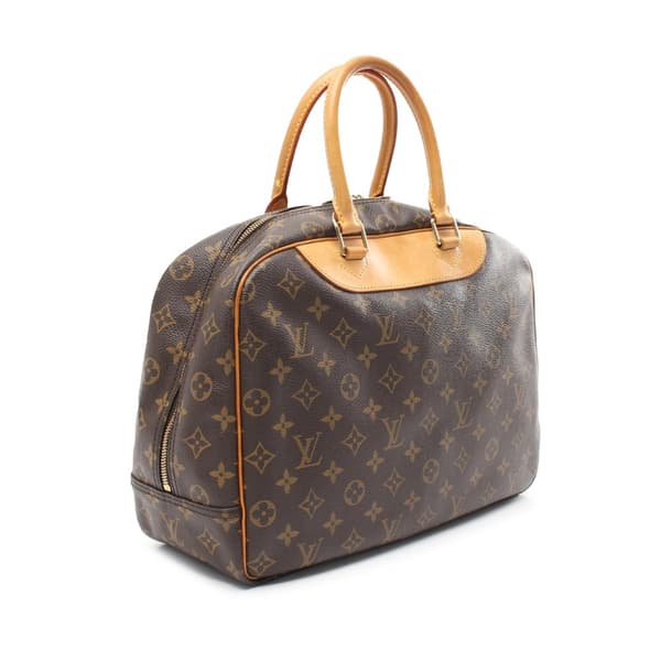 Pre-owned Louis Vuitton Monogram Deauville Brown