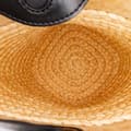 Miniatyrbild 4 av 8: Pre-owned LOEWE Mini Raffia Pebble Bucket Bag Brown