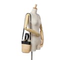 Miniatyrbild 7 av 8: Pre-owned LOEWE Mini Raffia Pebble Bucket Bag Brown