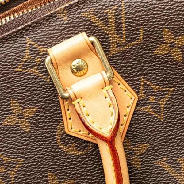 Pre-owned Louis Vuitton Monogram Alma PM Brown