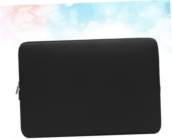 Kannettavan tietokoneen käsilaukku 13 tuumalle Puffer Laptop Sleeve Tukeva tietokonelaukku pehmeällä vuorauksella musta Helppo kuljettaa