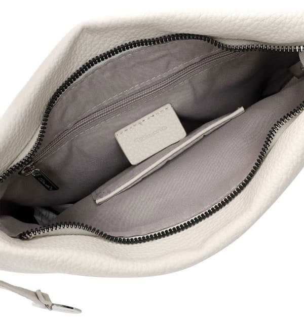 Tamaris Damhandväska i krämfärgad skinn - Felicitas Crossbody-väska Ecru 291356
