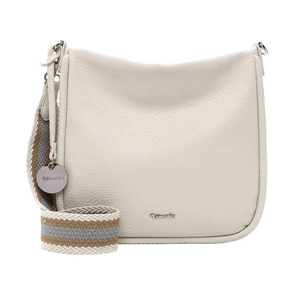 Tamaris Damhandväska i krämfärgad skinn - Felicitas Crossbody-väska Ecru 291356