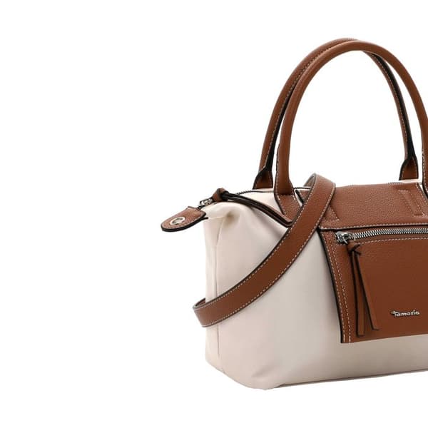 Tamaris Skulderväska med band i beige för kvinnor - Fabrizia Cityshopper M 291794