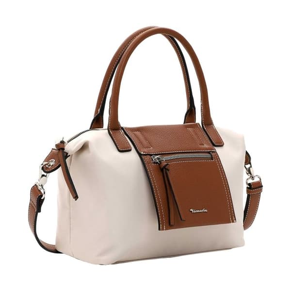 Tamaris Skulderväska med band i beige för kvinnor - Fabrizia Cityshopper M 291794