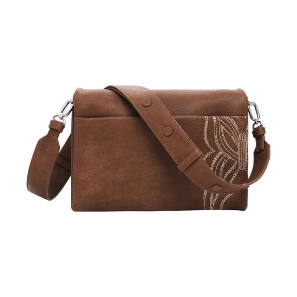 Sac bandoulière kvinna Desigual Goodall Sand Dortmund Flap 2.0