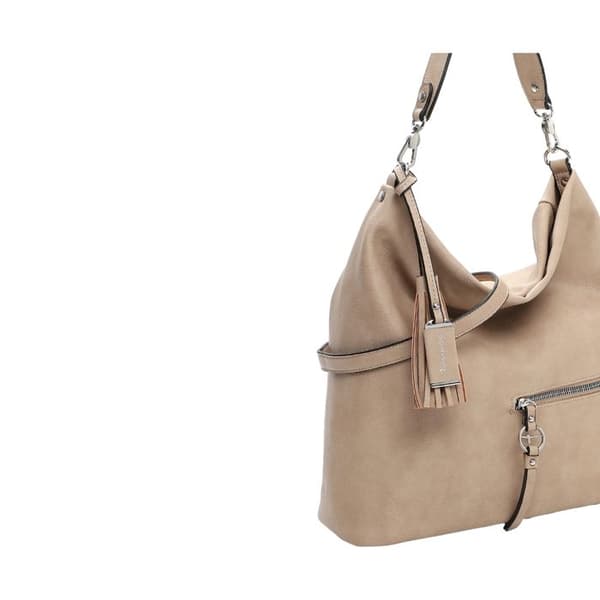 Tamaris Axellväska taupe för kvinnor - Nele Hobo Bag Taupe 245902