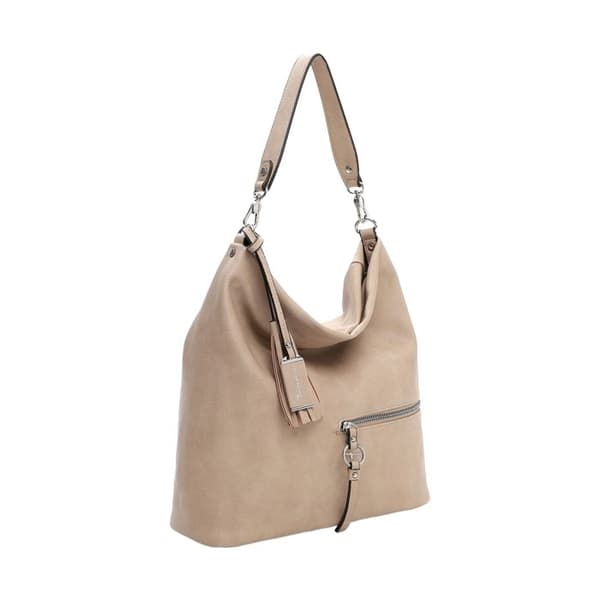 Tamaris Axellväska taupe för kvinnor - Nele Hobo Bag Taupe 245902