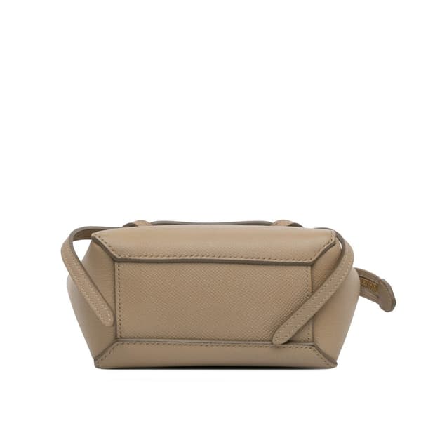 Pre-owned Celine Pico Grained Calfskin Belt Bag Brown