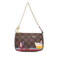 Miniatyrbillede 1 af 9: Pre-owned Louis Vuitton Damier Ebene Transatlantic Cruises Mini Pochette Accessoires Brown