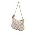 Miniatyrbild 2 av 8: Pre-owned Louis Vuitton Damier Azur Mini Pochette Accessoires White