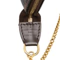 Miniatyrbild 6 av 10: Pre-owned Louis Vuitton Damier Ebene Mini Pochette Accessoires Brown
