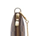 Miniatyrbild 7 av 10: Pre-owned Louis Vuitton Damier Ebene Mini Pochette Accessoires Brown