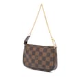 Miniatyrbild 2 av 10: Pre-owned Louis Vuitton Damier Ebene Mini Pochette Accessoires Brown