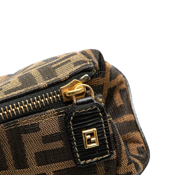 Pre-owned Fendi Zucca Canvas Satchel Brown