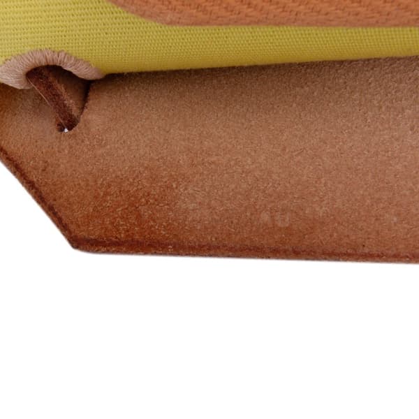 Pre-owned Hermès Toile Herbag Zip 31 Yellow