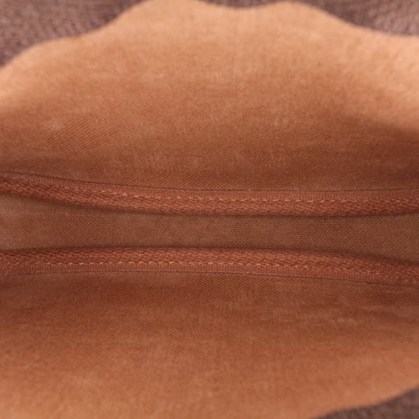 Pre-owned Louis Vuitton Monogram Mini Pochette Accessoires Brown