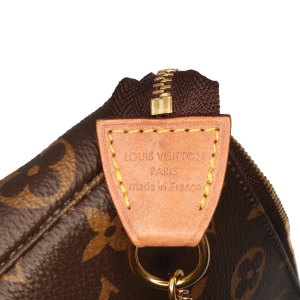 Pre-owned Louis Vuitton Monogram Mini Pochette Accessoires Brown