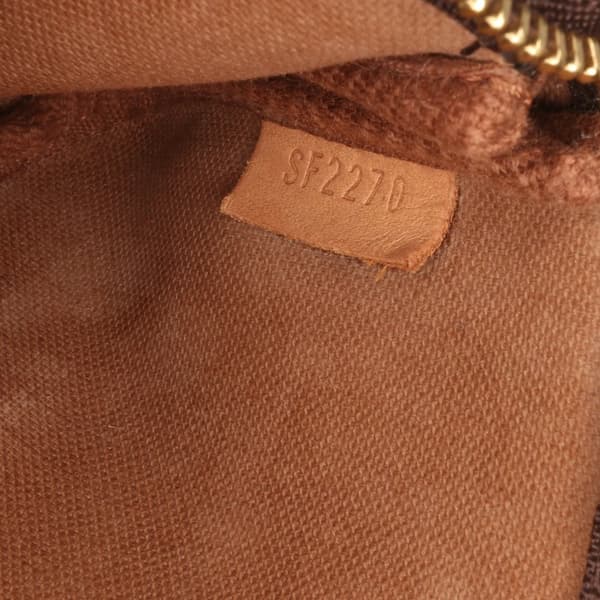 Pre-owned Louis Vuitton Monogram Mini Pochette Accessoires Brown