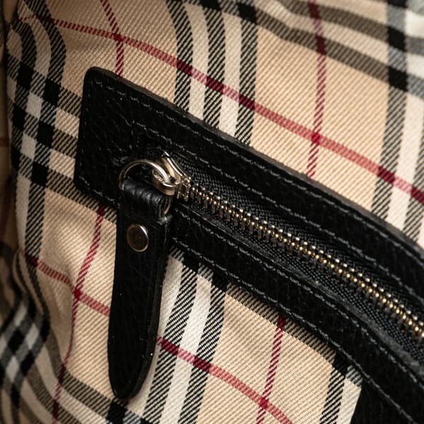 Pre-owned Burberry Leather Handbag Black