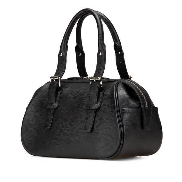 Pre-owned Burberry Leather Handbag Black