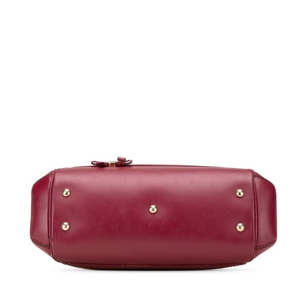 Pre-owned Gucci GG Canvas Mayfair Satchel Brown
