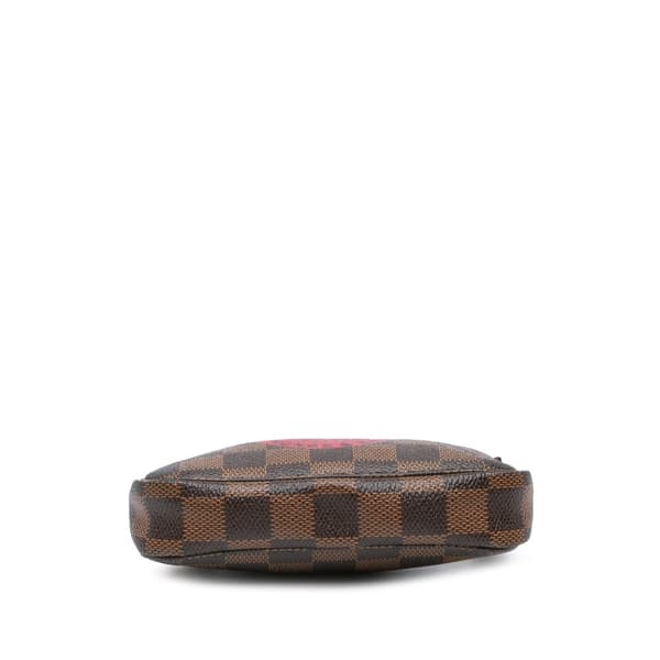Pre-owned Louis Vuitton Damier Ebene Trunks and Bags Mini Pochette Accessoires Brown