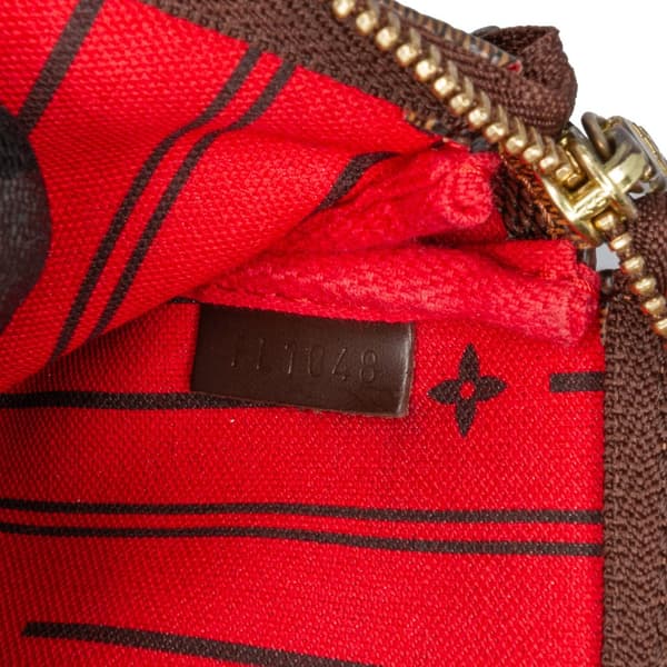Pre-owned Louis Vuitton Damier Ebene Trunks and Bags Mini Pochette Accessoires Brown