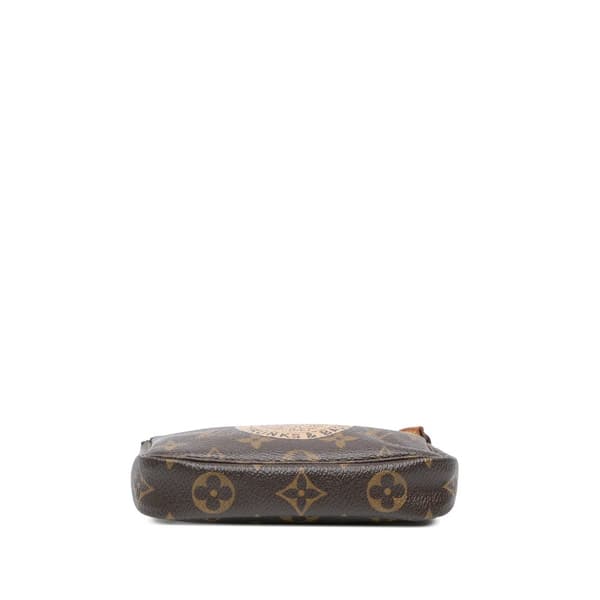 Pre-owned Louis Vuitton Monogram Trunks and Bags Mini Pochette Accessoires Brown