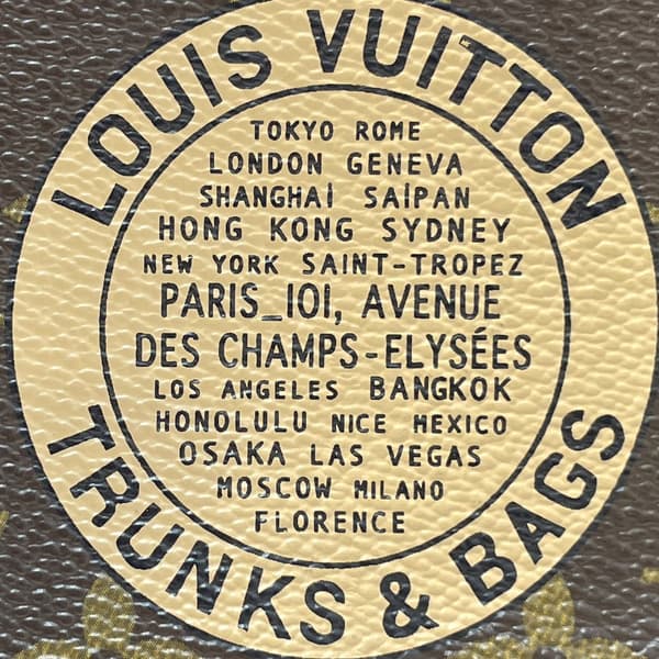 Pre-owned Louis Vuitton Monogram Trunks and Bags Mini Pochette Accessoires Brown