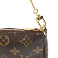 Miniatyrbilde 8 av 9: Pre-owned Louis Vuitton Monogram Trunks and Bags Mini Pochette Accessoires Brown
