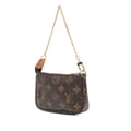 Miniatyrbilde 2 av 9: Pre-owned Louis Vuitton Monogram Trunks and Bags Mini Pochette Accessoires Brown