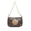 Miniatyrbilde 1 av 9: Pre-owned Louis Vuitton Monogram Trunks and Bags Mini Pochette Accessoires Brown