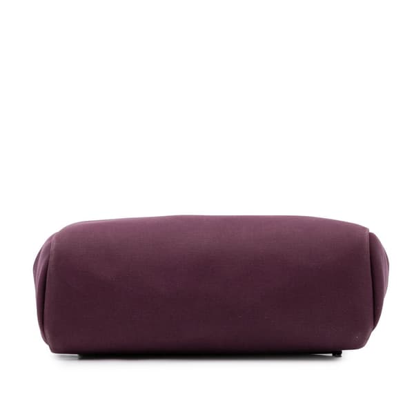 Pre-owned Hermès Toile Herbag Zip 31 Purple