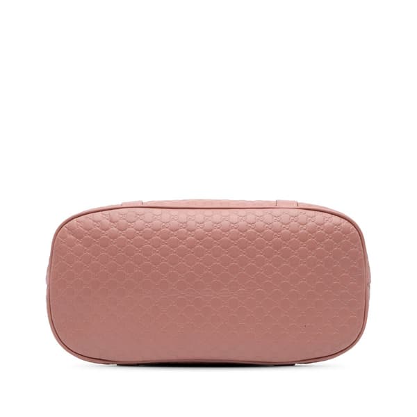 Pre-owned Gucci Medium Microguccissima Dome Satchel Pink