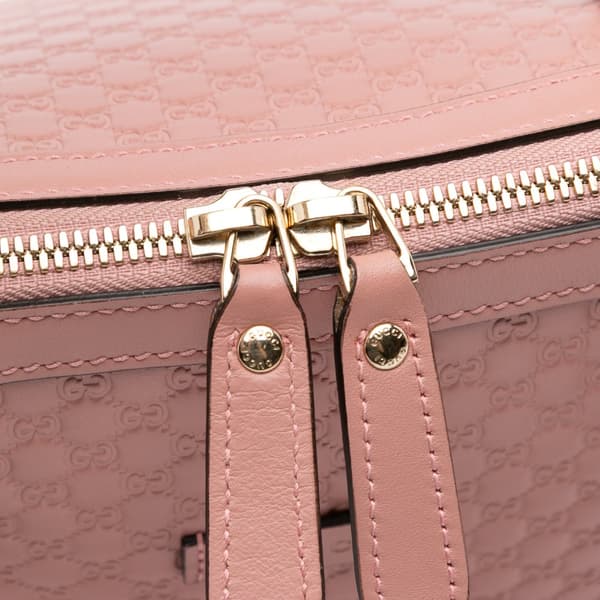 Pre-owned Gucci Medium Microguccissima Dome Satchel Pink