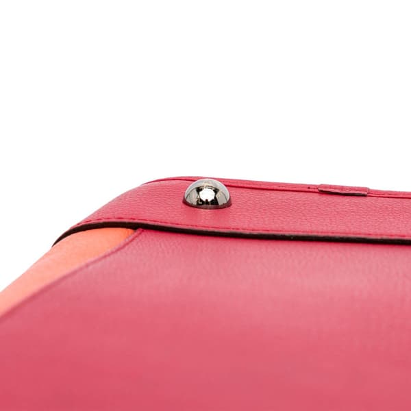 Pre-owned LOEWE Tricolor Leather Amazona 36 Orange