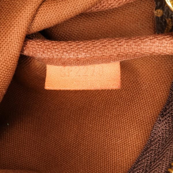 Pre-owned Louis Vuitton Monogram Mini Pochette Accessoires Brown