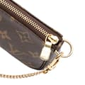 Miniatyrbilde 7 av 10: Pre-owned Louis Vuitton Monogram Mini Pochette Accessoires Brown