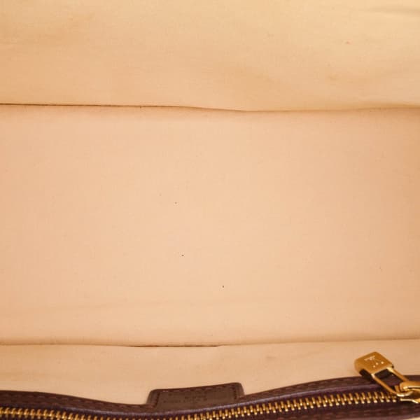 Pre-owned Louis Vuitton Monogram Mini Lin Alma Horizontal Red