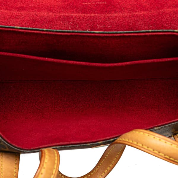 Pre-owned Louis Vuitton Monogram Sonatine Brown