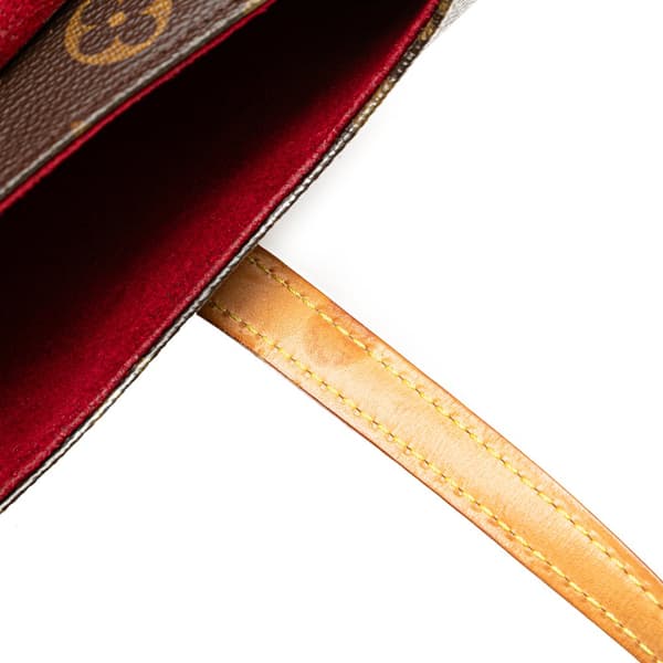 Pre-owned Louis Vuitton Monogram Sonatine Brown