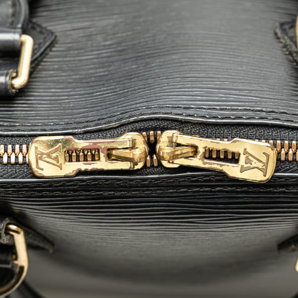 Pre-owned Louis Vuitton Epi Alma PM Black