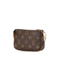 Miniatyrbilde 2 av 10: Pre-owned Louis Vuitton Monogram Mini Pochette Accessoires Brown