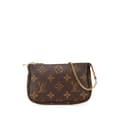 Miniatyrbilde 1 av 10: Pre-owned Louis Vuitton Monogram Mini Pochette Accessoires Brown