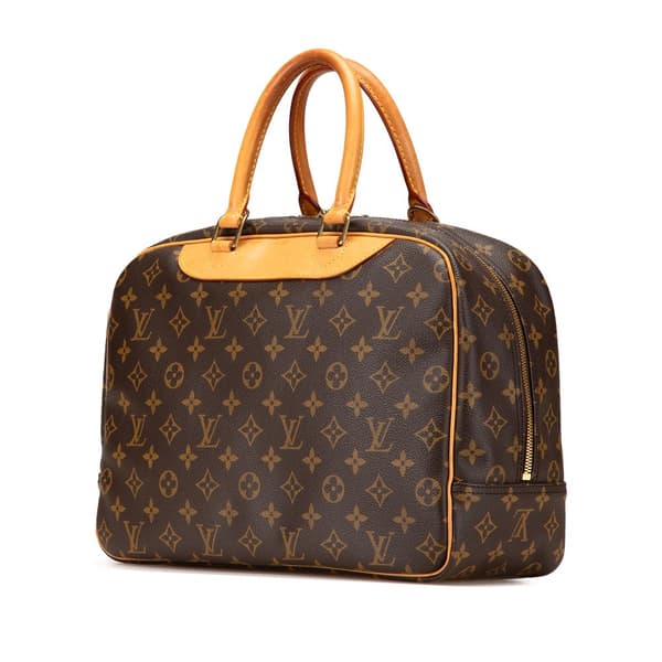 Pre-owned Louis Vuitton Monogram Deauville Brown