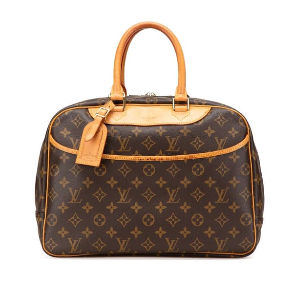 Pre-owned Louis Vuitton Monogram Deauville Brown